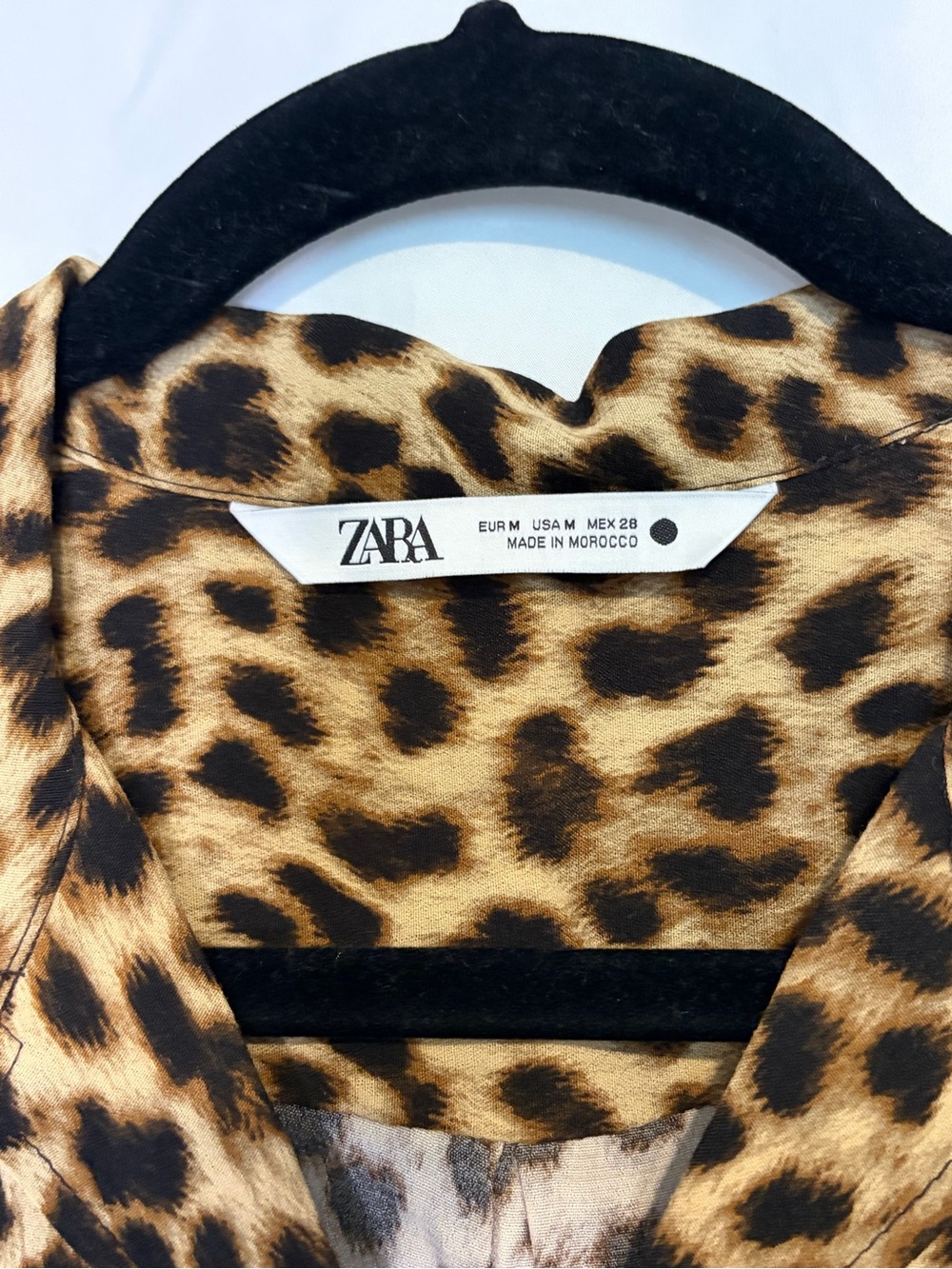 Zara Leopard Print Jumpsuit - Black and Tan - Picture 13 of 16